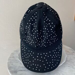 Womens Joe Boxer Black rhinestone cap